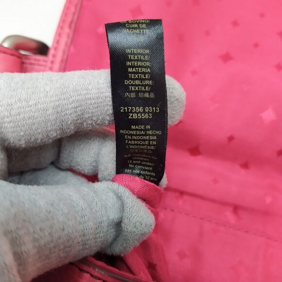 Fossil Red Leather Turnlock Flap Closure Crossbody Bag - Picture 11 of 14